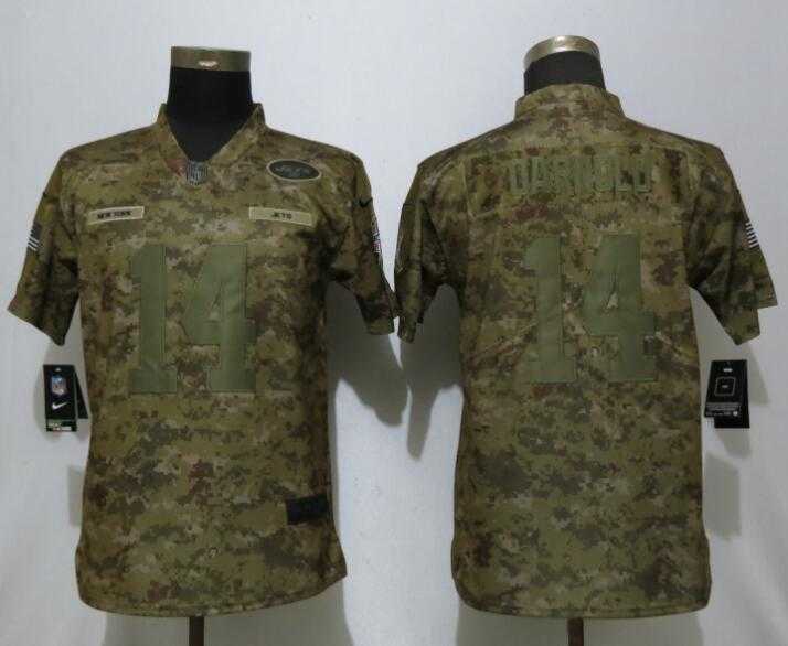 Women Nike Jets 14 Sam Darnold Camo Salute To Service Limited Jersey,We sell and wholesale Women Nike Jets 14 Sam Darnold Camo Salute To Service Limited Jersey on line form chian!
